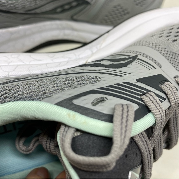 Saucony Omni 19 Running Athletic Shoes Alloy/Sky - Picture 6 of 8